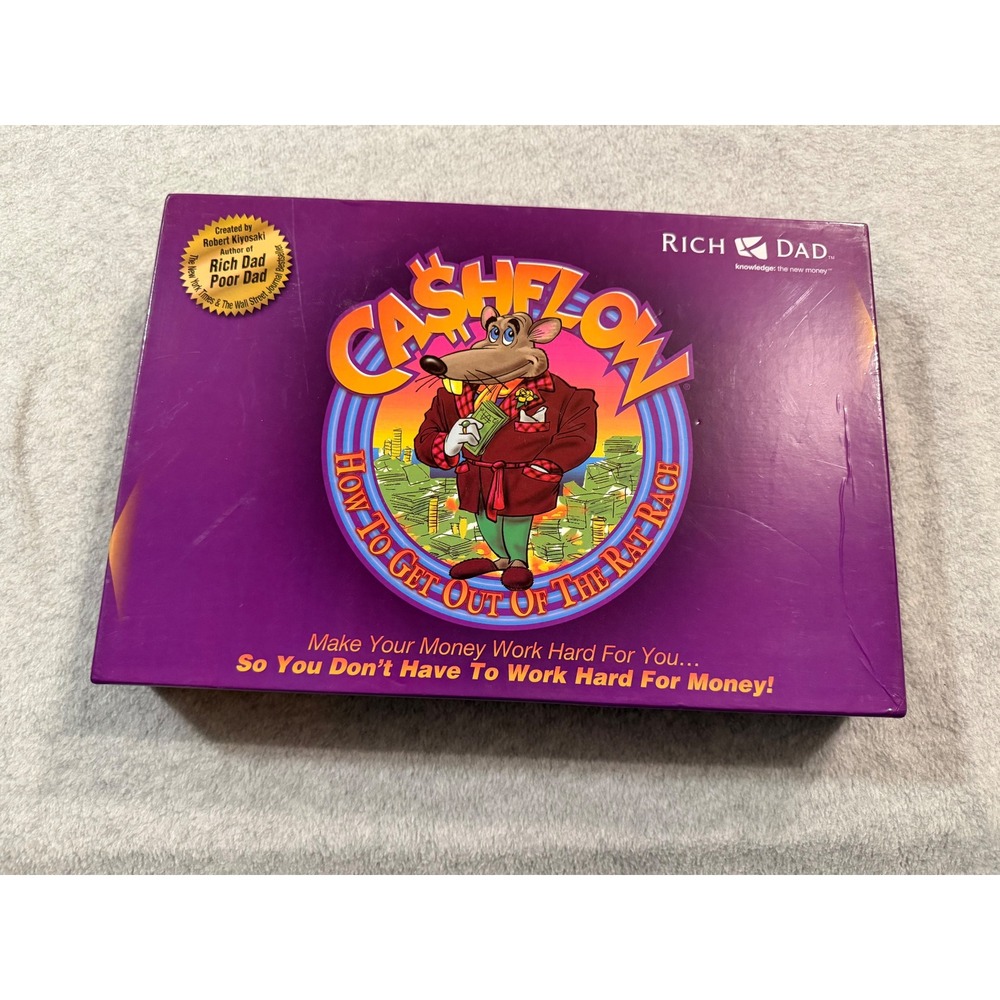 Rich Dad Cashflow 101 Board Game Robert Kiyosaki Investing Financial Literacy